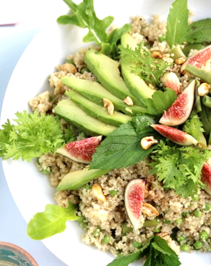 Grüner Quinoasalat mit frischen Feigen – Deine Ernährung