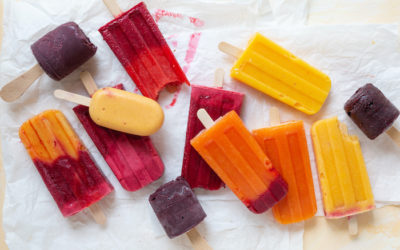 Fruchtige Popsicles