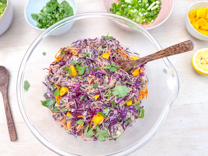 Bunter Glasnudel-Salat