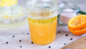 Salatdressing Zitrone Orange