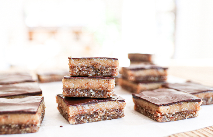 Raw Salted Caramel Slice