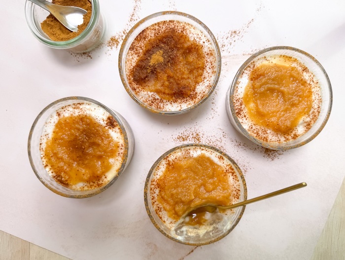 Omega-3-Apfel-Zimtpudding