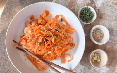 Asiatischer Karottensalat mit Sesam
