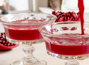 frisch gepresster Granatapfelsaft