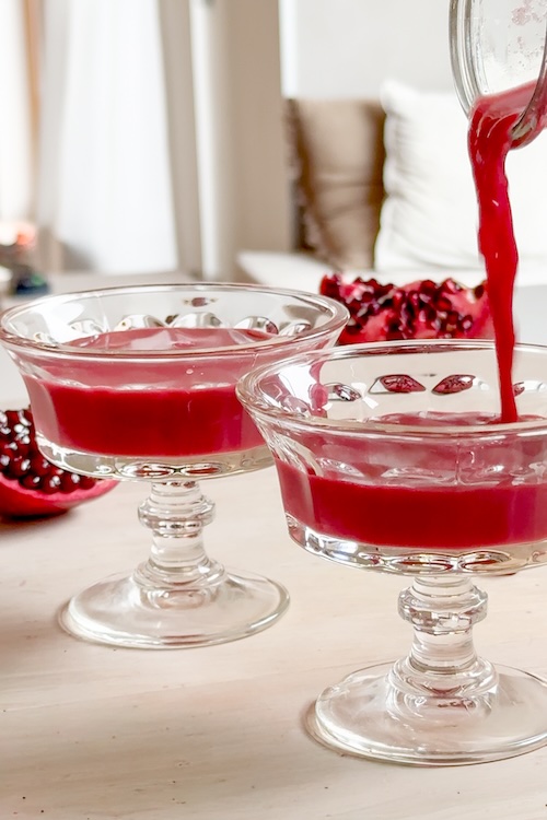 Granatapfelsaft frisch gepresst