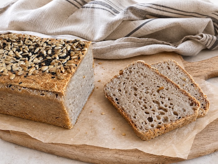 Buchweizen-Sauerteig-Brot- reines Buchweizen-Sauerteigbrot