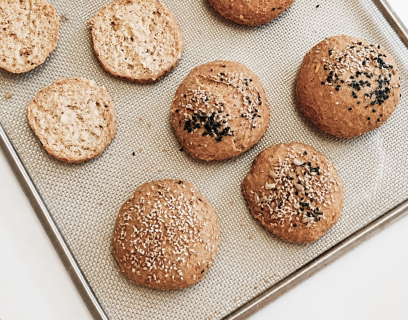 Rohkost-Brötchen