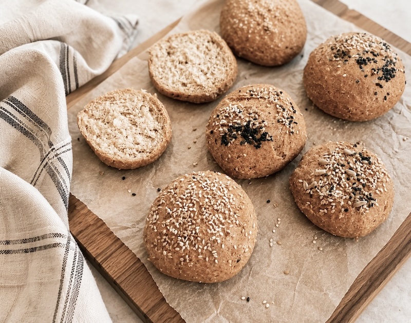 Rohkost-Brötchen